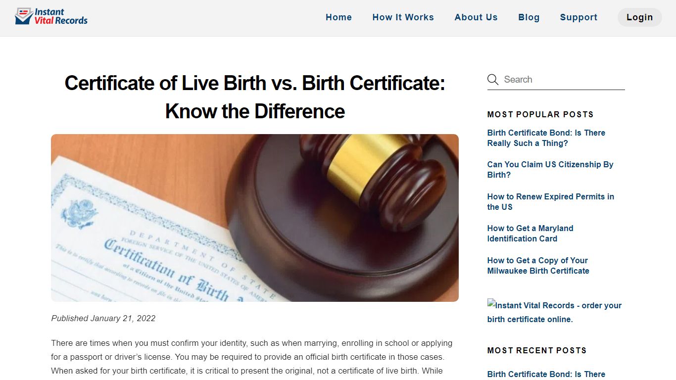 Certificate of Live Birth vs. Birth Certificate: Know the Difference